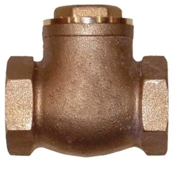 Brass angle check valve