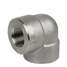Stainless threaded 90-degree elbow