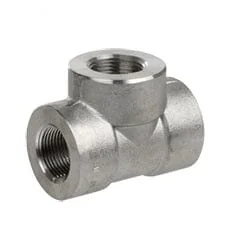 Stainless threaded equal tee