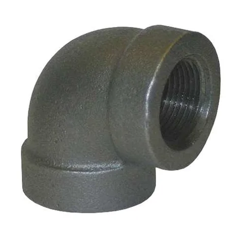Carbon steel threaded 90-degree elbow