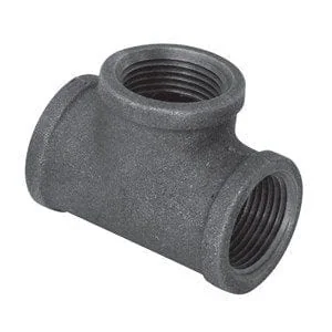 Carbon steel threaded equal tee