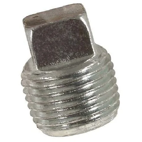 Galvanized square plug