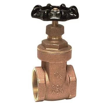 Brass threaded gate valve