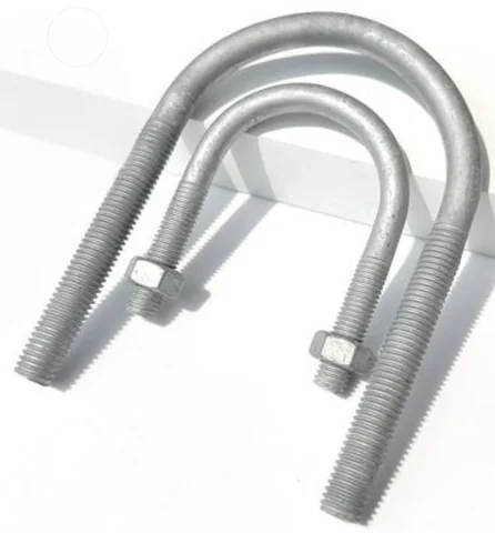 Galvanized pipe U-clamp