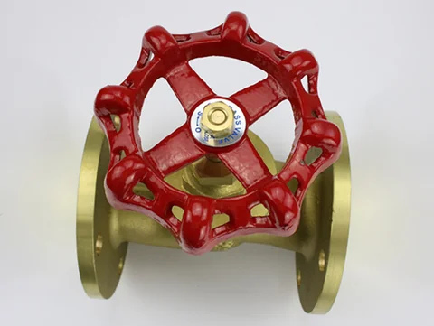 Brass flanged globe valve