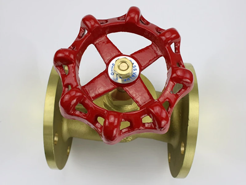 Brass flanged globe valve