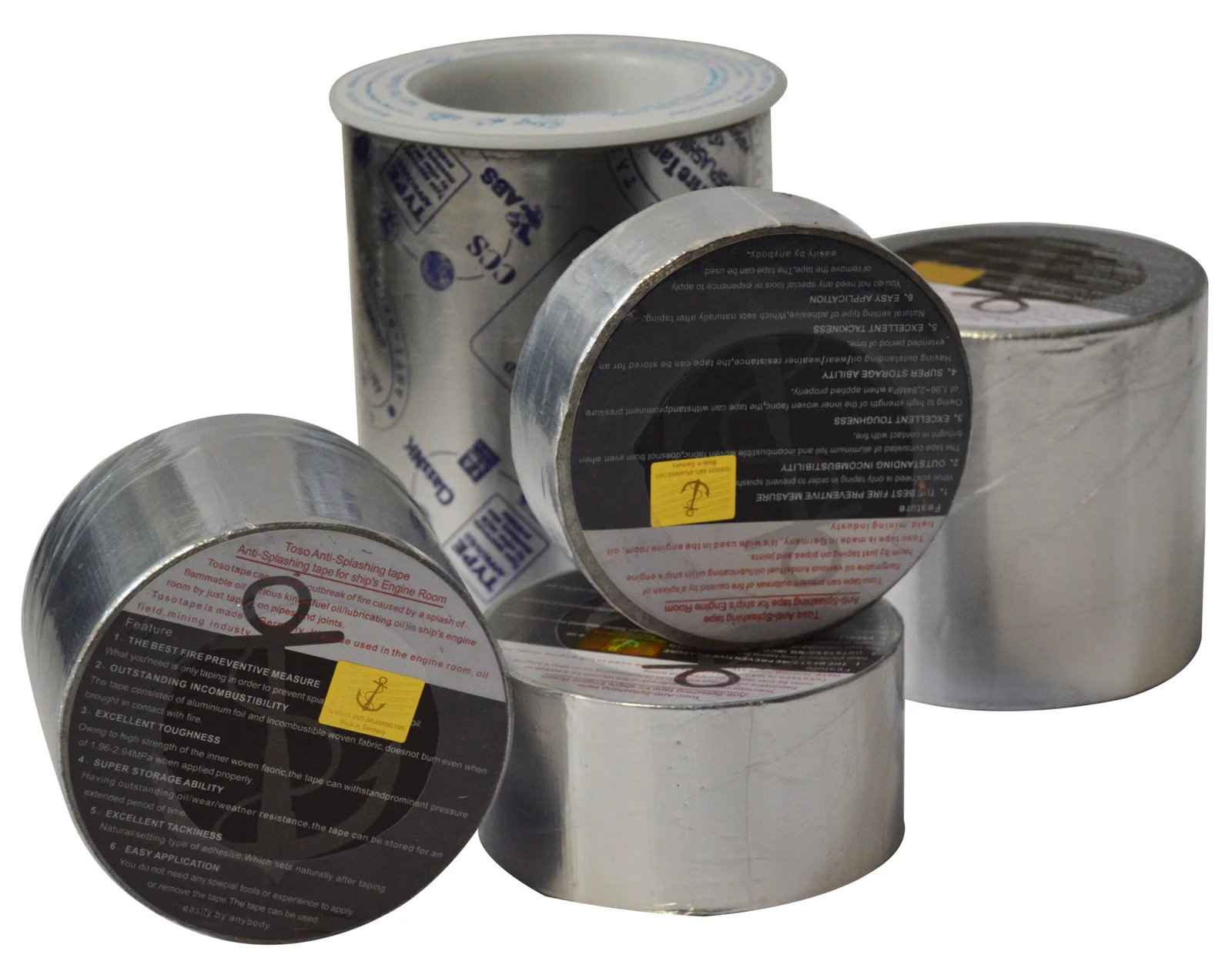 Anti-splashing tape