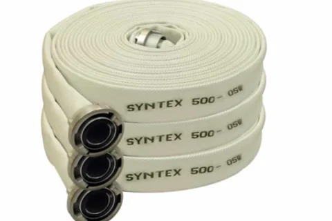 White fire hose