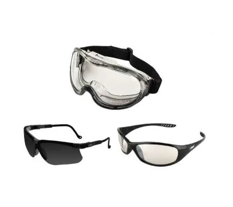 Safety goggles and glasses