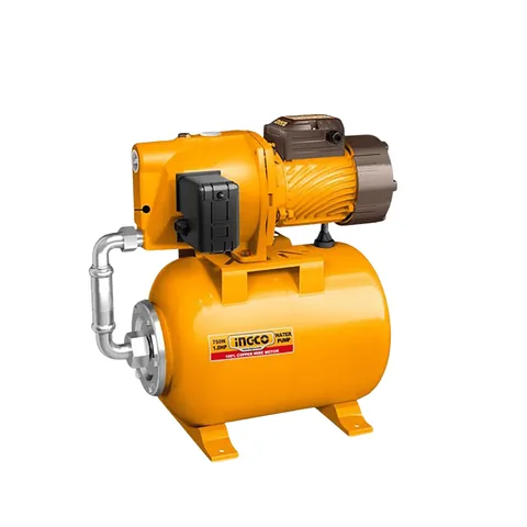 Pressure booster pump with tank